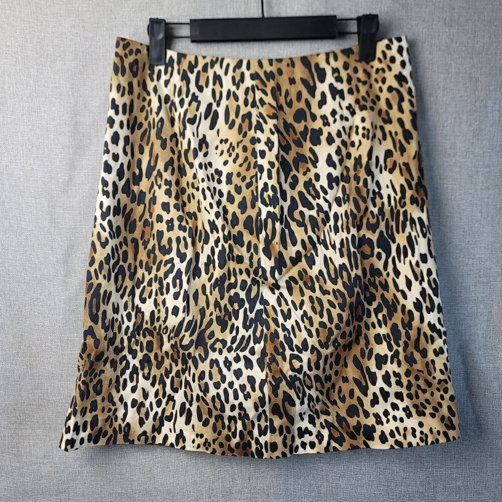 WEILL Leopard Print Pencil Skirt